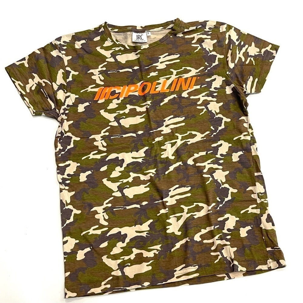 🔥 Cipollini Cycling Camo T Shirt S green tan brown